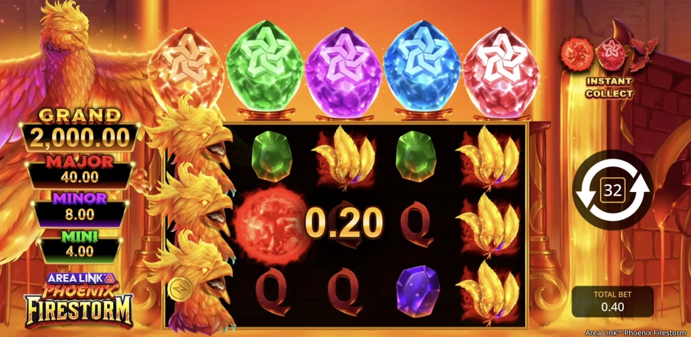 Area Link Phoenix Firestorm Slot